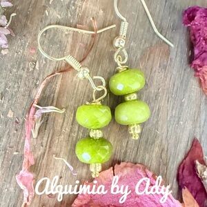 Alquimia Vibrant Lime Earrings